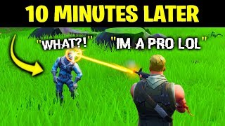 I Pretended To Be A Noob Then Destroyed Him Fortnite I Pretended To Be A Noob Then Destroyed Him Fortnite
