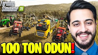Yeni̇ Odun Maki̇neleri̇ Aldik Tüm Ağaçlari Kesi̇yoruz Aşiri Keyi̇fli̇ Farming Simülatör 25