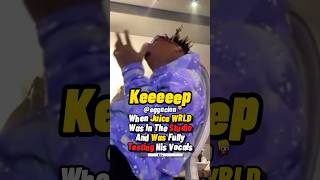 Juice Wrld Testing His Full Vocals In The Studio