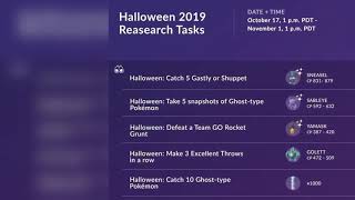 Pokemon Go Halloween Event 2019 A Spooky Message Guide