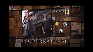 Supernatural Season 10 20142015 - Dvd Menu Walkthrough