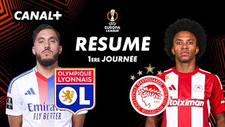 Le Résumé De Lyon Olympiakos - Ligue Europa 2024-25 J1