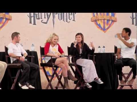 At the Q and A Katie Leung Cho Chang talks about Costar Evanna Lynch 