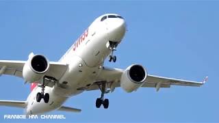 Airplanes landing compilation | Plane landing sound effect | Flight landings