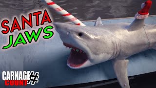 Santa Jaws 2018 Carnage Count