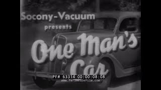 SOCONY-VACUUM WWII ERA AUTO CARE FILM  \