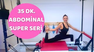 ABDOMİNAL SÜPERSET - Pilates Reformer Seansı #19 - Karın Odaklı 35 Dakika Challe