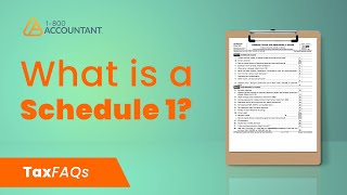 What Is A Schedule 1? - Taxfaqs