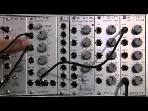 Doepfer A110 VCO /A145 LFO-More Frequency Modulation