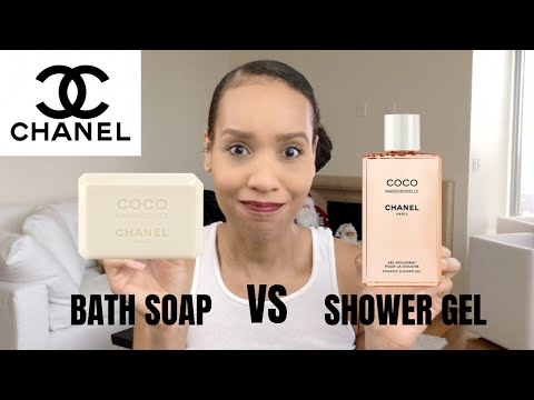 COMPARING | CHANEL Coco Mademoiselle Foaming Shower Gel VS CHANEL Coco Mademoiselle Fresh Bath Soap