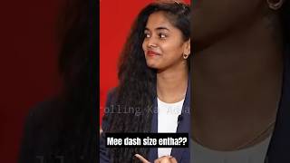 Mee Dash Size Entha?? Weird Question To Ananya Sharma Tejaswi Madivada Kakamma Kathalu Troll