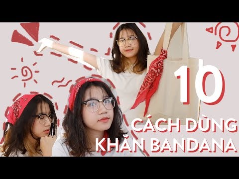 10 Cách Dùng Khăn Turban/Bandana | ft mặt bánh bao