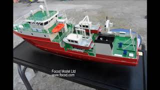 Model Of 43M Foscvoffshore Coastal Survey Vessel, Made By Focod Model