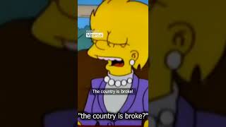 Economic Collapse A Simpsons Prediction?