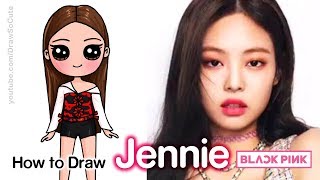 How to Draw Jennie | BlackPink Kpop