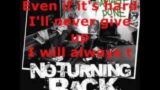 Watch No Turning Back Never Give Up video
