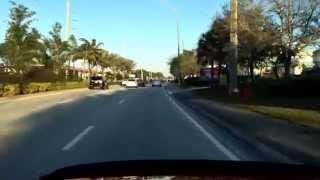 A family drive thru Port St Lucie, Florida
