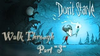 Dont Starve Building A Log Suit, A Spear And Exploring Walkthrough Part 3