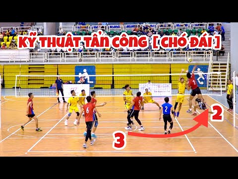 Kỹ thuật tấn công chó đái trong bóng chuyền | Volleyball viet nam