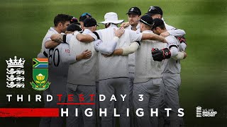 Highlights - England v South Africa Day 3 | 3rd LV= Insurance Test 2022