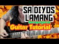 Sa DIYOS Lamang - Chords and solo tutorial part 1