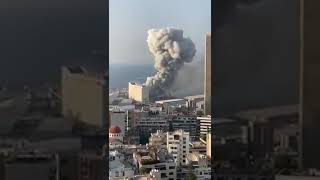 Liban : Une explosion terrifiante s'est produit dans le port de Beyrouth le 4/08/2020