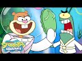 Sandy Teaches Plankton Self-Defense! 👊 | "Single-Celled Defense" Full Scene | SpongeBob
