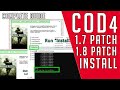 CALL OF DUTY 4: COD 4x 1.8 Patch Manual Install- Download Patch 2022