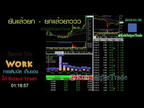 หุ้นwork สอดบิดเก็บของ 3.6ล้านหุ้น (20181030) KohSniperTrade