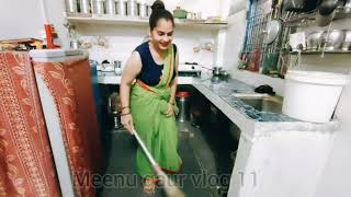 Daily Routine Vlog Sari Videovillage Vlogkitchen Vlog Meenugaurvlog11