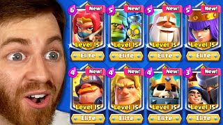 I Unlocked & Maxed Every Champion In One Day In Clash Royale