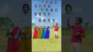 Four Different Cute Bhabhi Vs Cute Bro Correct Head Machine With Tu Radha Meri Main Song