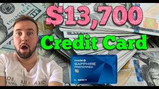 Got Approved For $13,700 - New Chase Sapphire Preferred Credit Card
