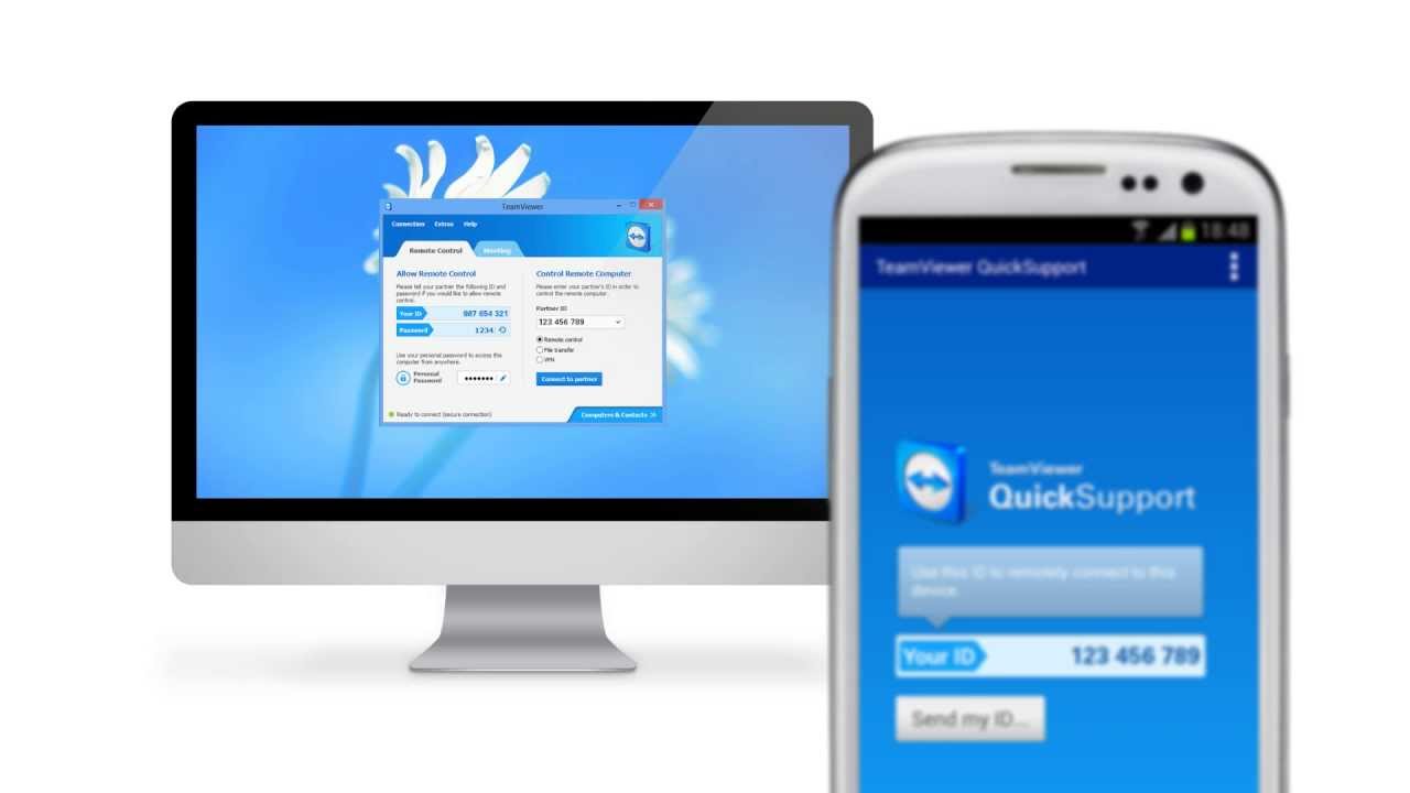how to teamviewer iphone