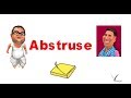 Abstruse-meaning in English and Hindi with usage