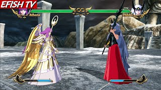 Athena vs Polaris Hilda (Hardest AI) - Saint Seiya: Soldiers' Soul