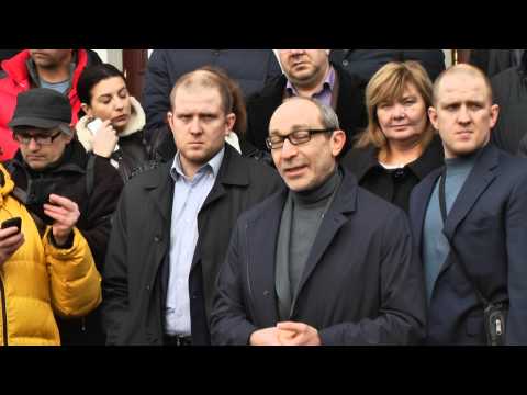 Кернес прилетел в Харьков. Брифинг, часть 2 из 6