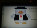 Me making the webkinz duck COOL on Paint
