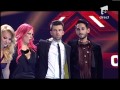 Видео Florin Ristei, Alex Mataev si Paolo Lagana sunt salvati de votul publicului X Factor Romania!