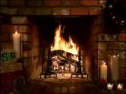 Christmas Fireplace Scene Gif