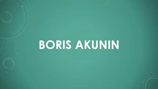 Boris Akunin Es