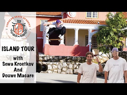 Sewa Kroetkov & Douwe Macare skateboarding Curacao
