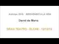 Video Bienvenido a la vida David DeMaría