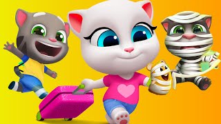 Talking Tom D Run Vs My Talking Tom 2 My Talking Angela Android Gameplay 2021