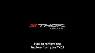 #THOKtutorial - How to remove the battery from your TK01