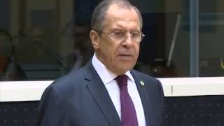 С.В.Лавров в Брюсселе 19 мая 2015 года