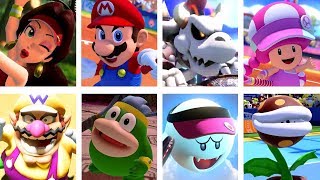 Mario Tennis Aces - All Character Intros Dlc Included