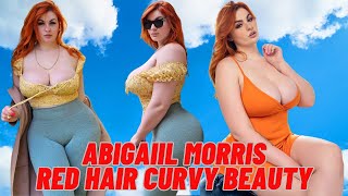 Abigaiil Morris American Red hair Plussize Fashion Model, influencer, Actress, B