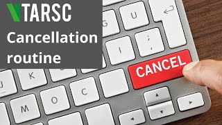 Vtarsc Cancellation Routine