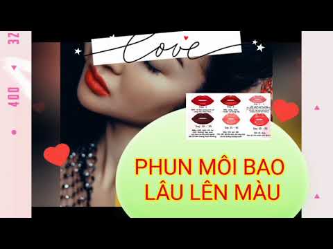 phun xăm môi mấy ngày lên màu,quy trình phục hồi môi sau phun xăm.